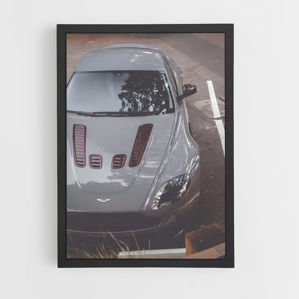 Poster Vantage Silver – affiche Aston Martin (vue 2)